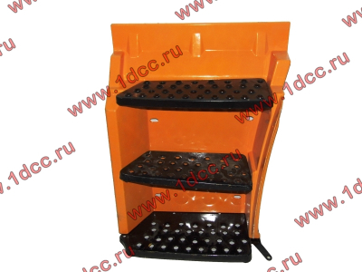 Подножка со ступеньками в сборе левая SH желтая SHAANXI / Shacman (ШАНКСИ / Шакман) 81.61510.0225 фото 1 Новосибирск