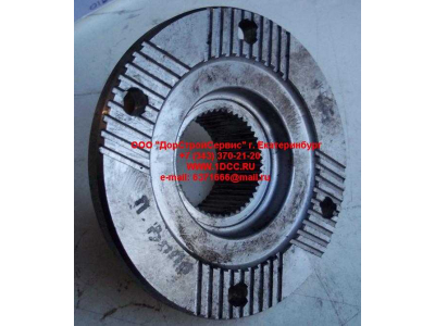 Фланец проходного вала D-165, 4 отв., с насечками, низкий, мелкий шлиц H HOWO (ХОВО) RHAZ9114320205 фото 1 Новосибирск