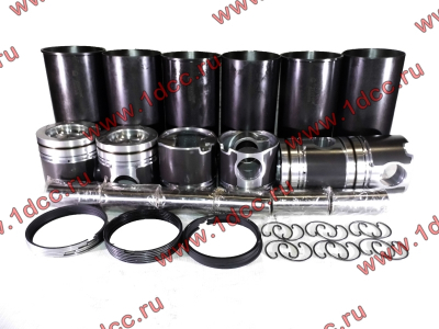 Поршневая группа 300 л.с. (гильзы+поршни+кольца+пальцы+кольца стопорные D=12) DF CUMMINS DONG FENG (ДОНГ ФЕНГ) 3917707,3948095 для самосвала фото 1 Новосибирск