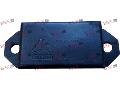 Подушка отбойная передней рессоры 63х35х160 (2 отверстия) H HOWO (ХОВО) WG9323520010 фото 1 Новосибирск